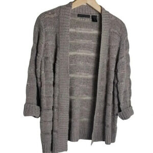 Preswich &‎ Moore M taupe open Cardigan